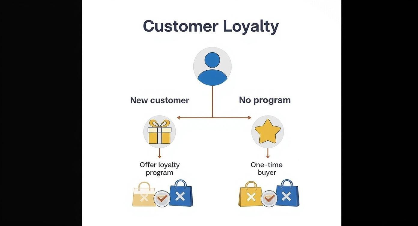 Infographic about loyalty programs for customer retention