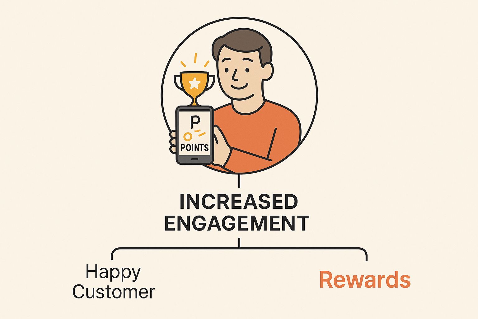Infographic about gamified loyalty program