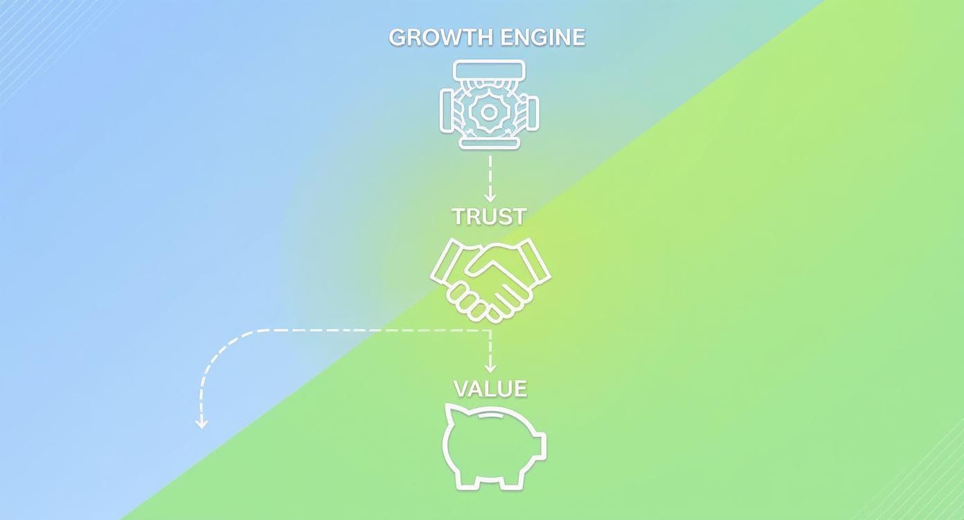 Infographic about referral rewards program