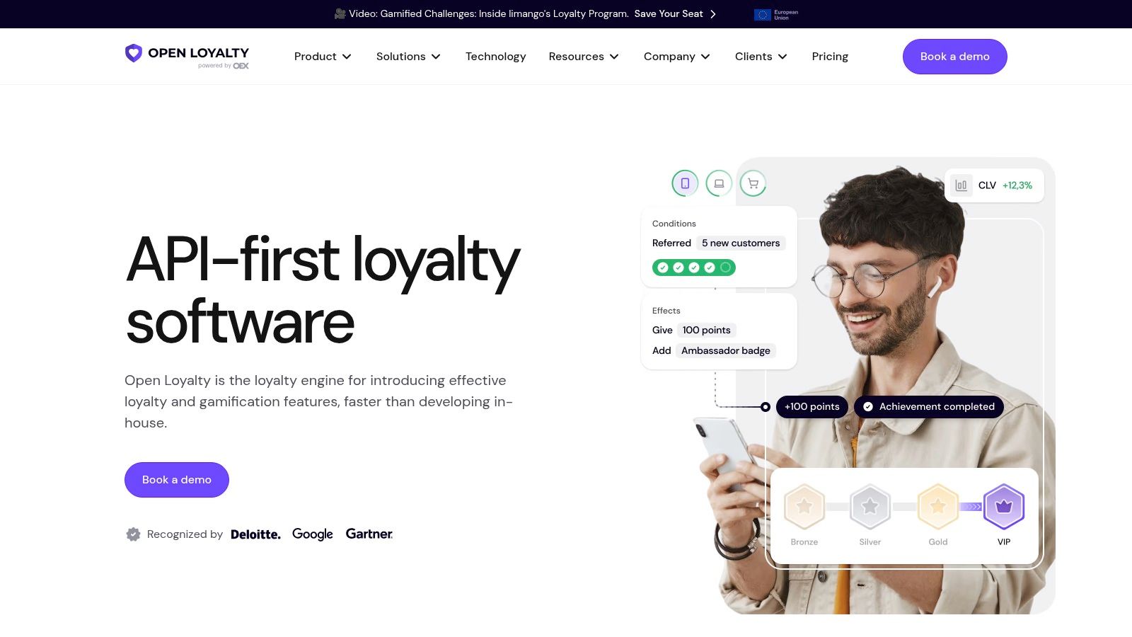 Open Loyalty: Best for Headless Commerce and Custom Solutions