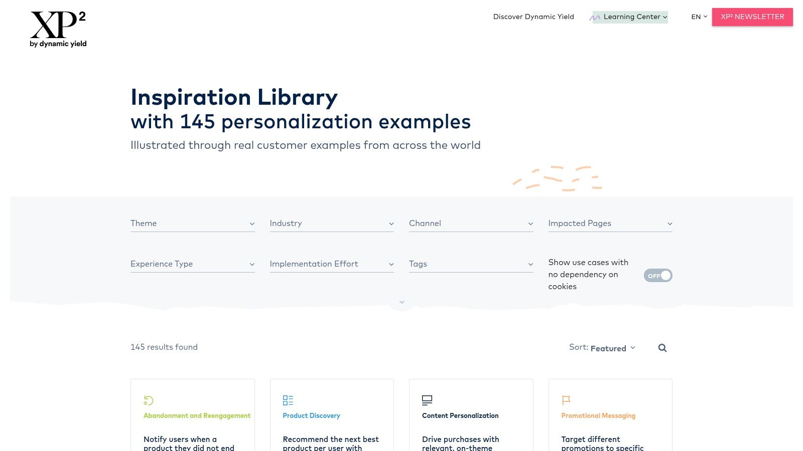 Dynamic Yield Inspiration Library
