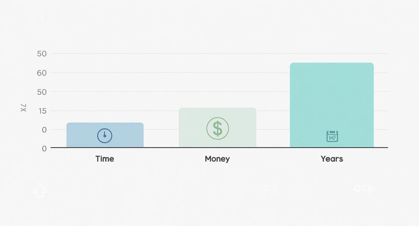 Infographic about what to know before getting a puppy