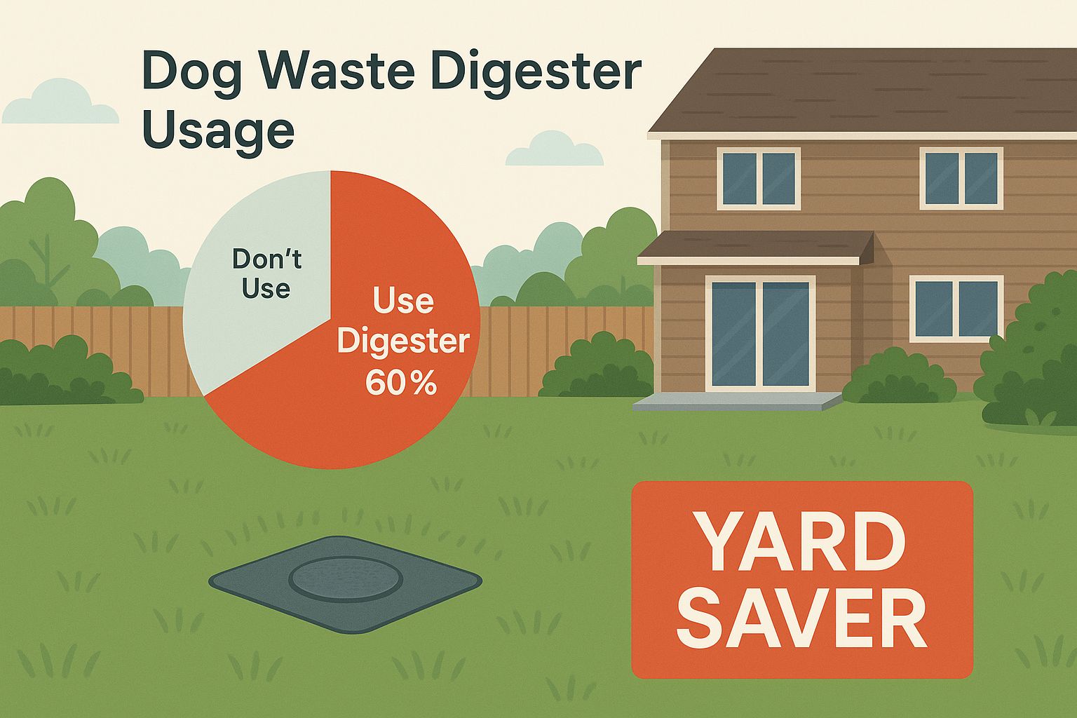 Infographic about waste disposal system for dogs