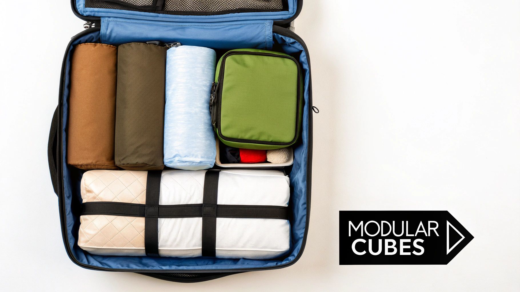 Modular Packing Cubes and Compression Sacks