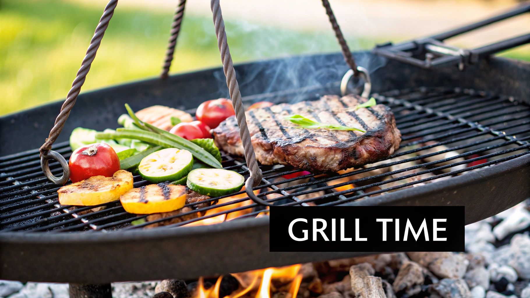 Campfire Grilling with Grill Grates
