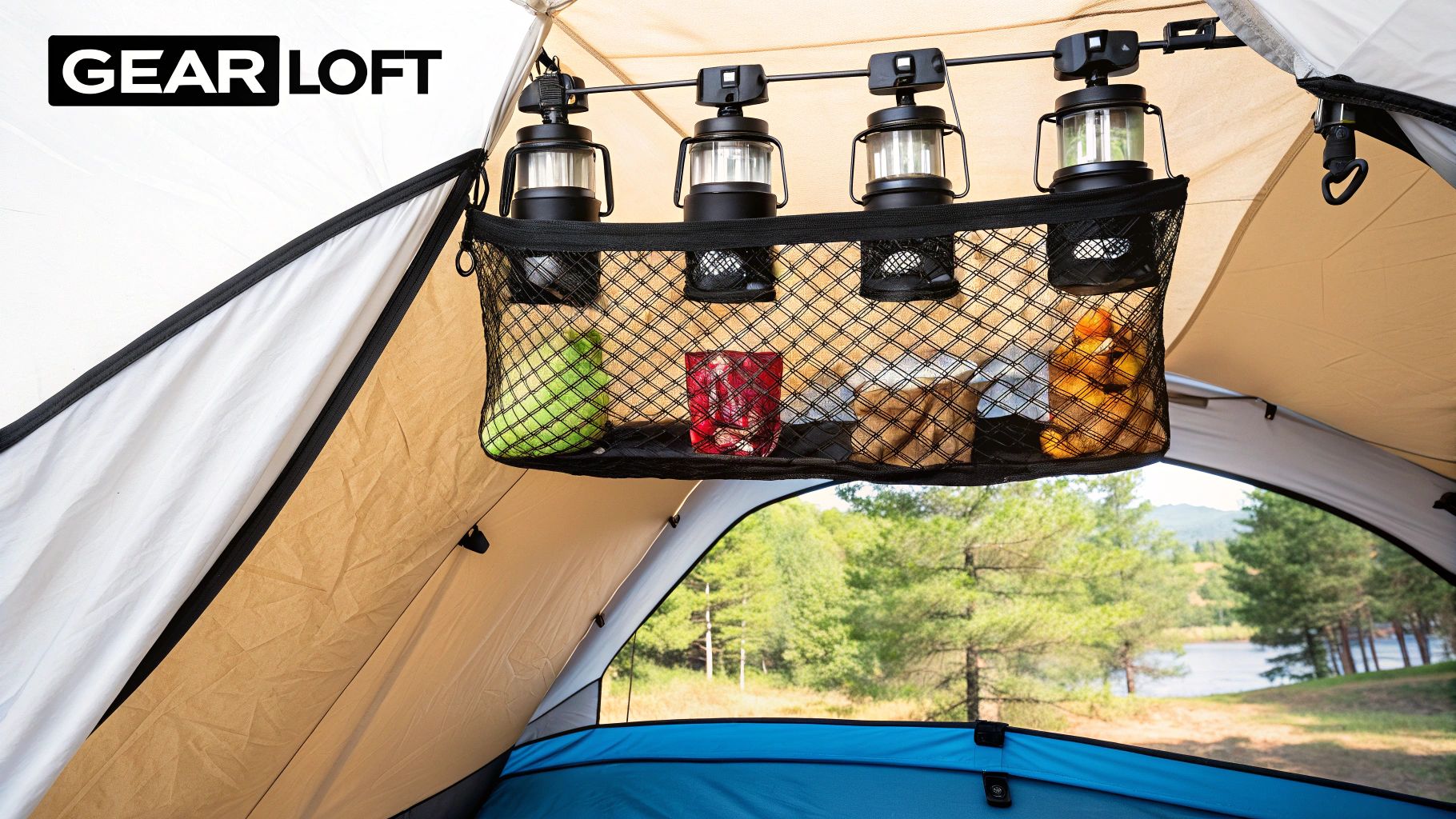 Hanging Mesh Organizers and Gear Lofts