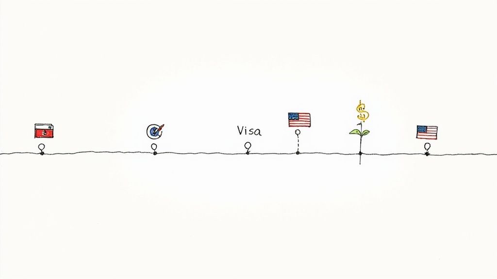 A person holding a passport and cash, planning their budget for a US visa application.