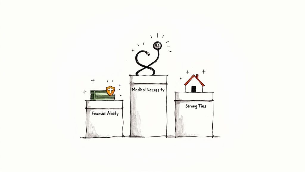 A doctor reviewing a patient's medical scans, symbolizing the need for specialized care.