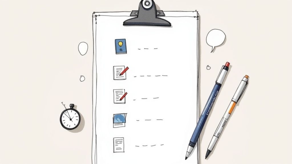 A person sitting at a desk, meticulously organizing visa documents and travel papers.