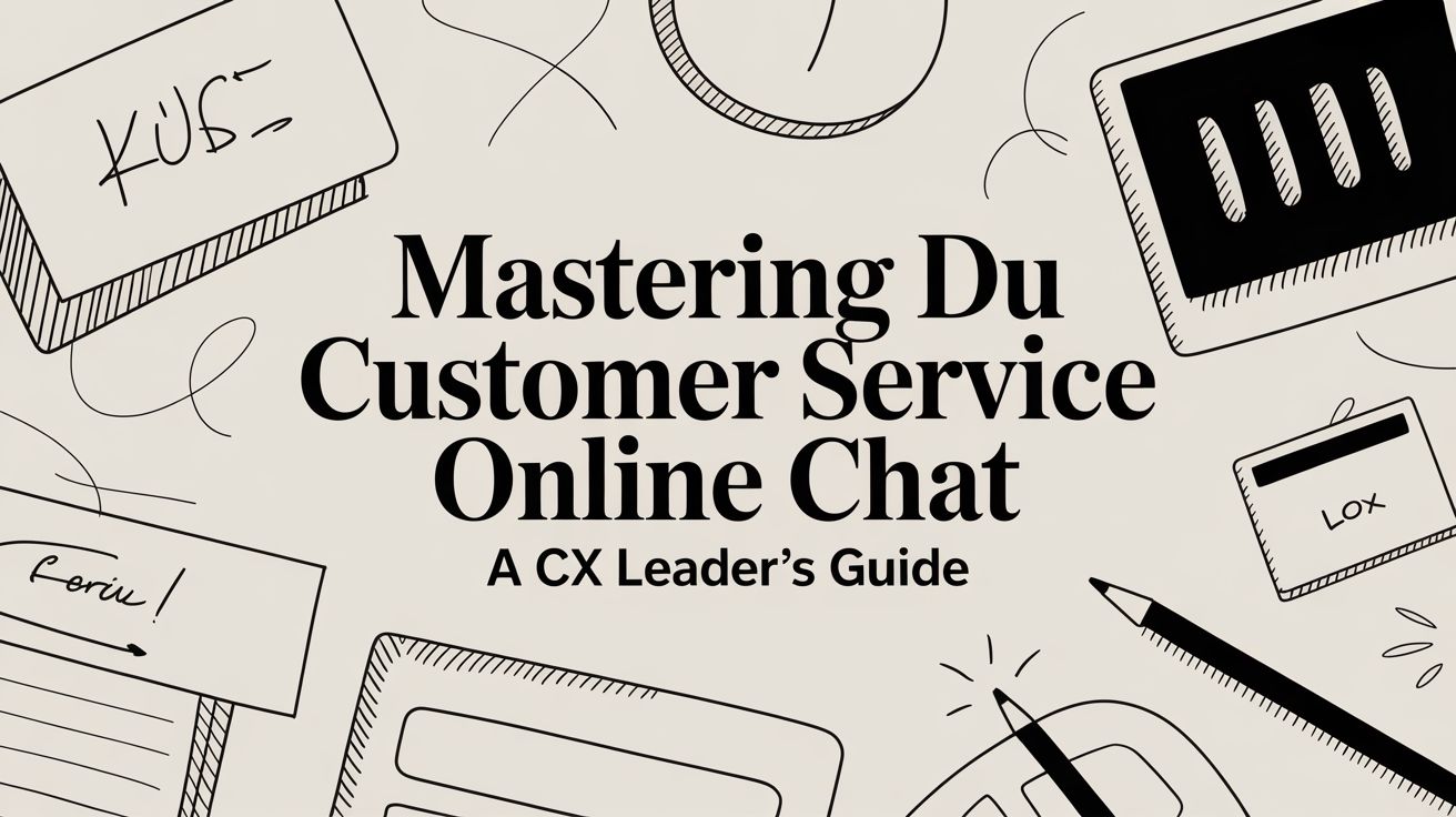 Mastering Du Customer Service Online Chat A CX Leader's Guide Post feature image