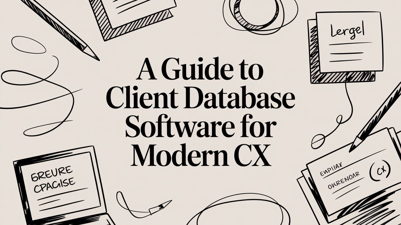 A Guide to Client Database Software for Modern CX Post image