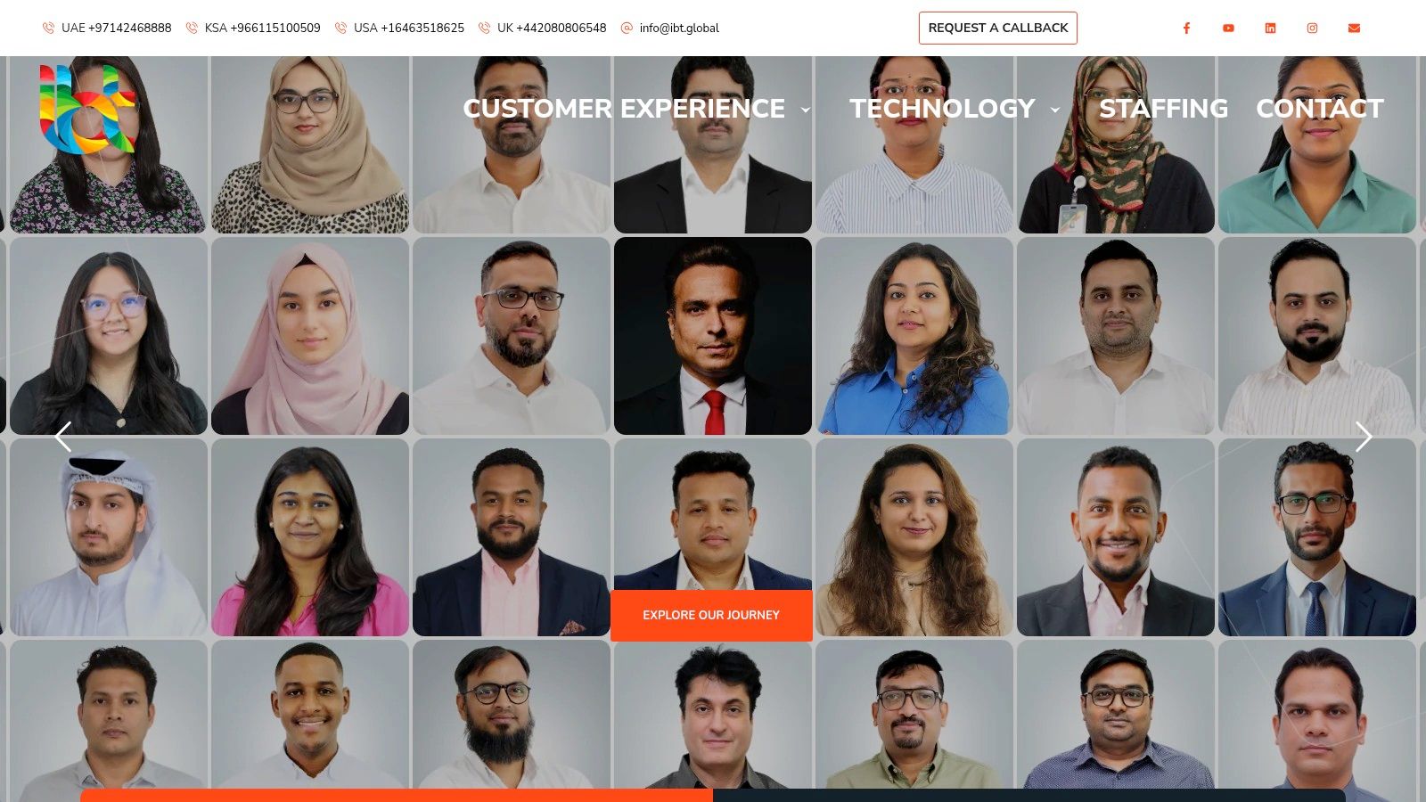 A team of diverse professionals collaborating in a modern office, representing BPO companies in Dubai.