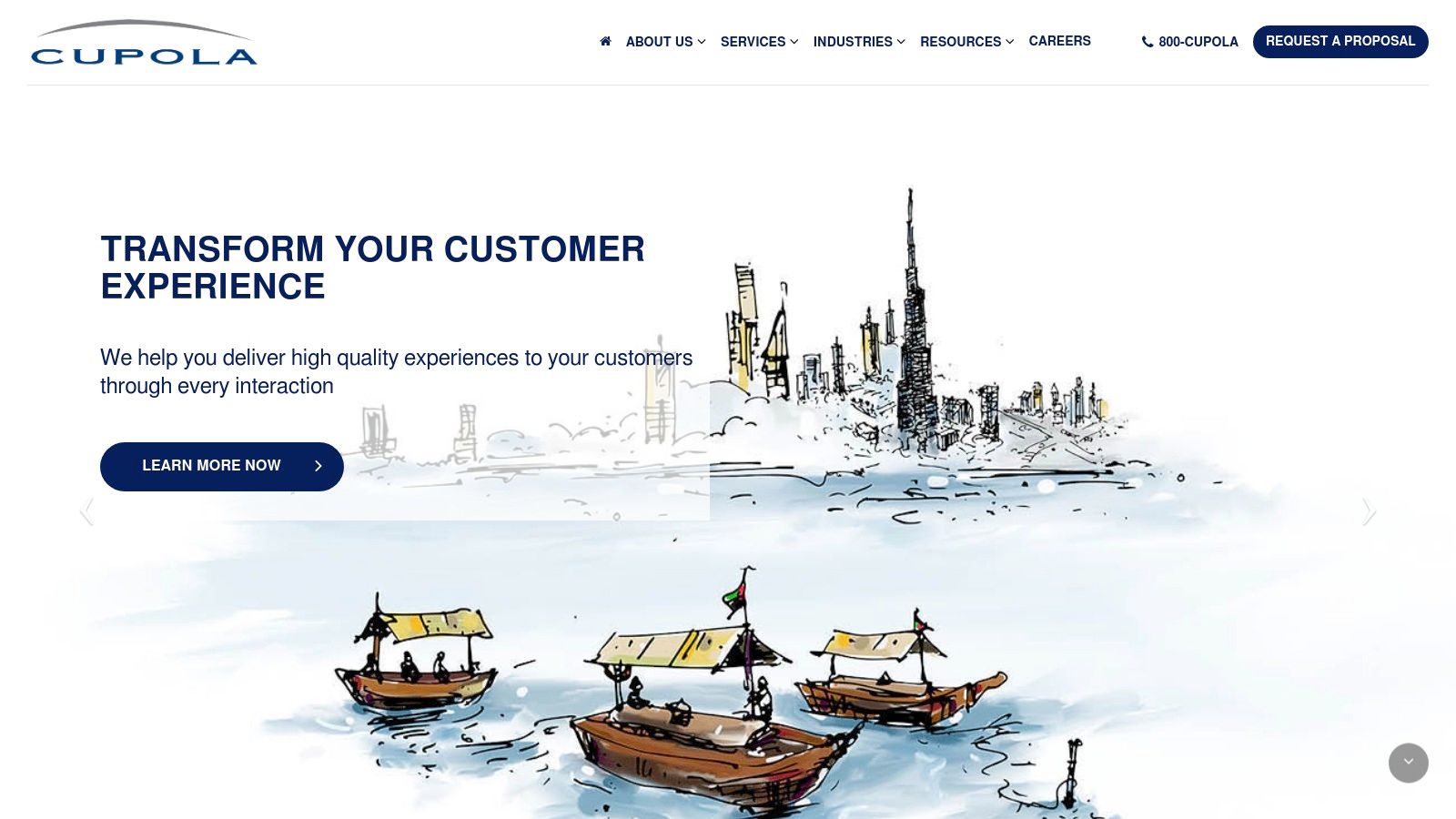 A cityscape of Dubai showcasing modern skyscrapers and infrastructure, relevant to BPO companies in Dubai.