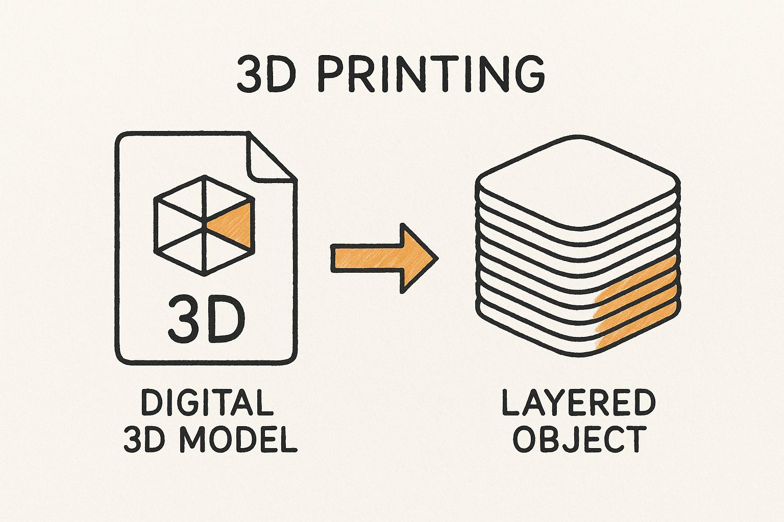 Infographic about 3d print
