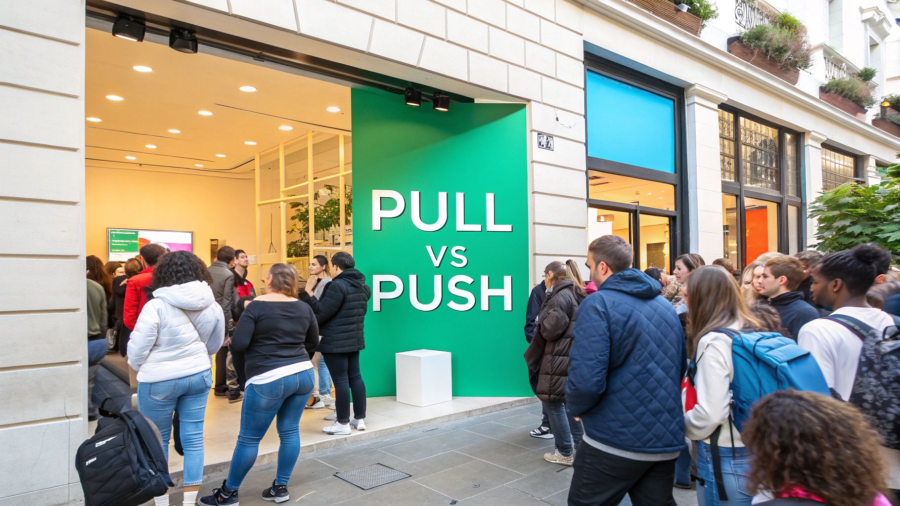 Pull vs. Push Strategy