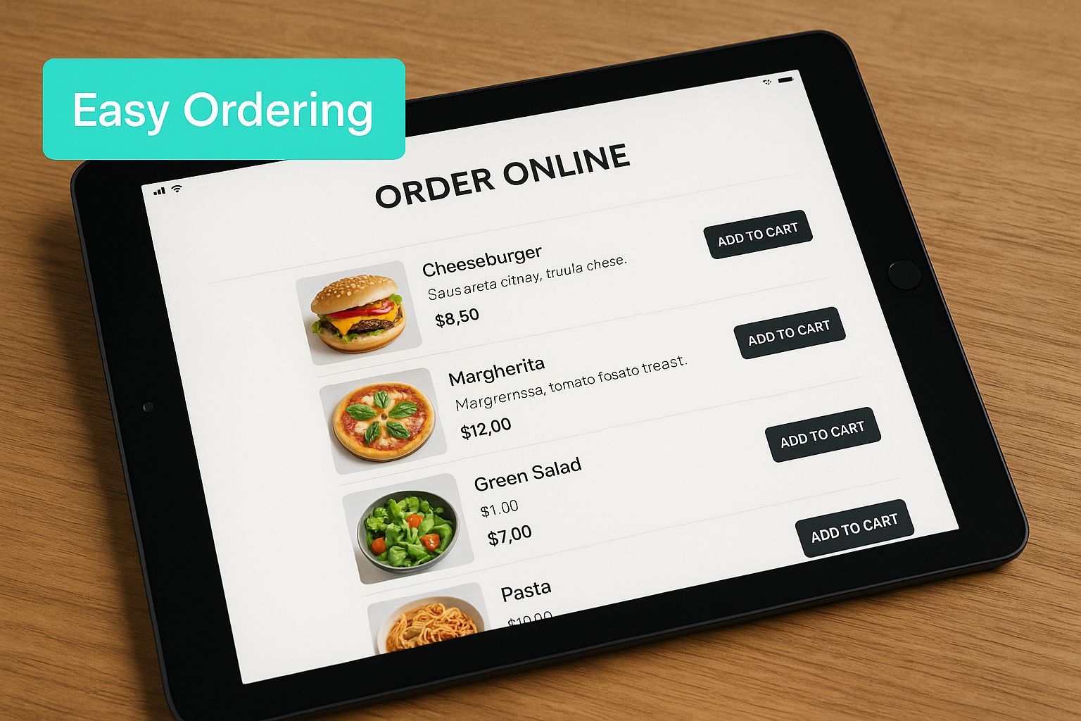 Infographic about restaurant online ordering