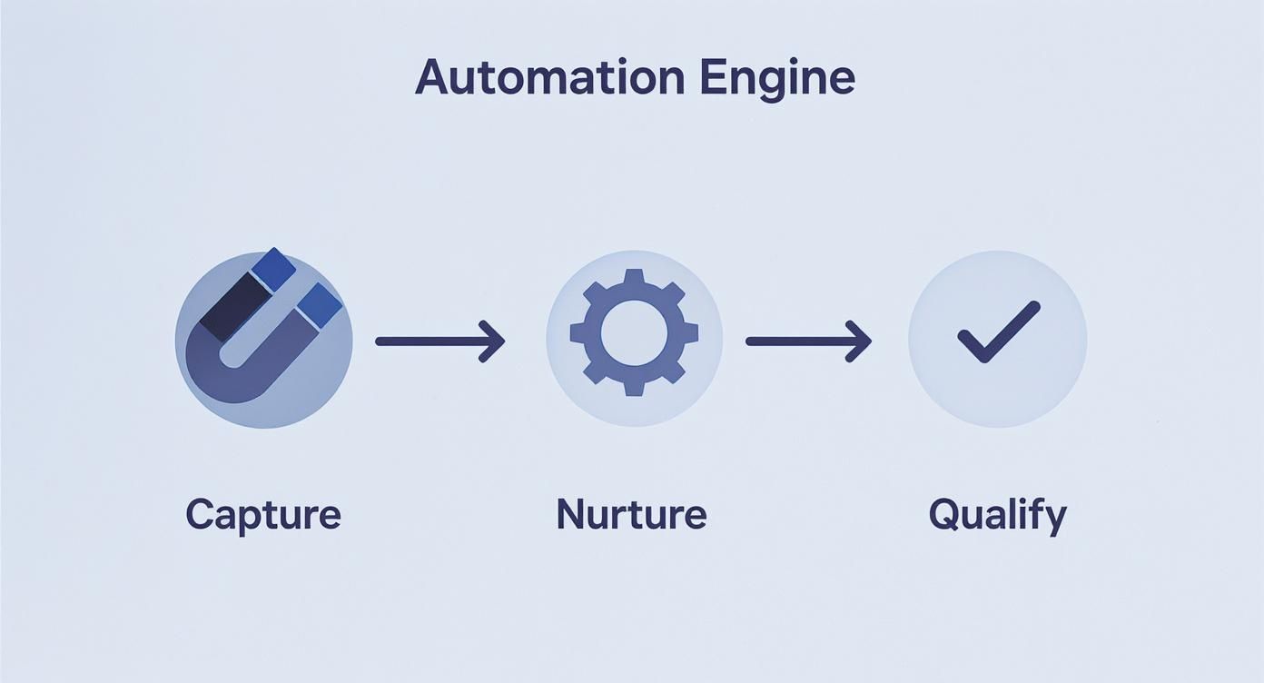 Infographic about business to business marketing automation