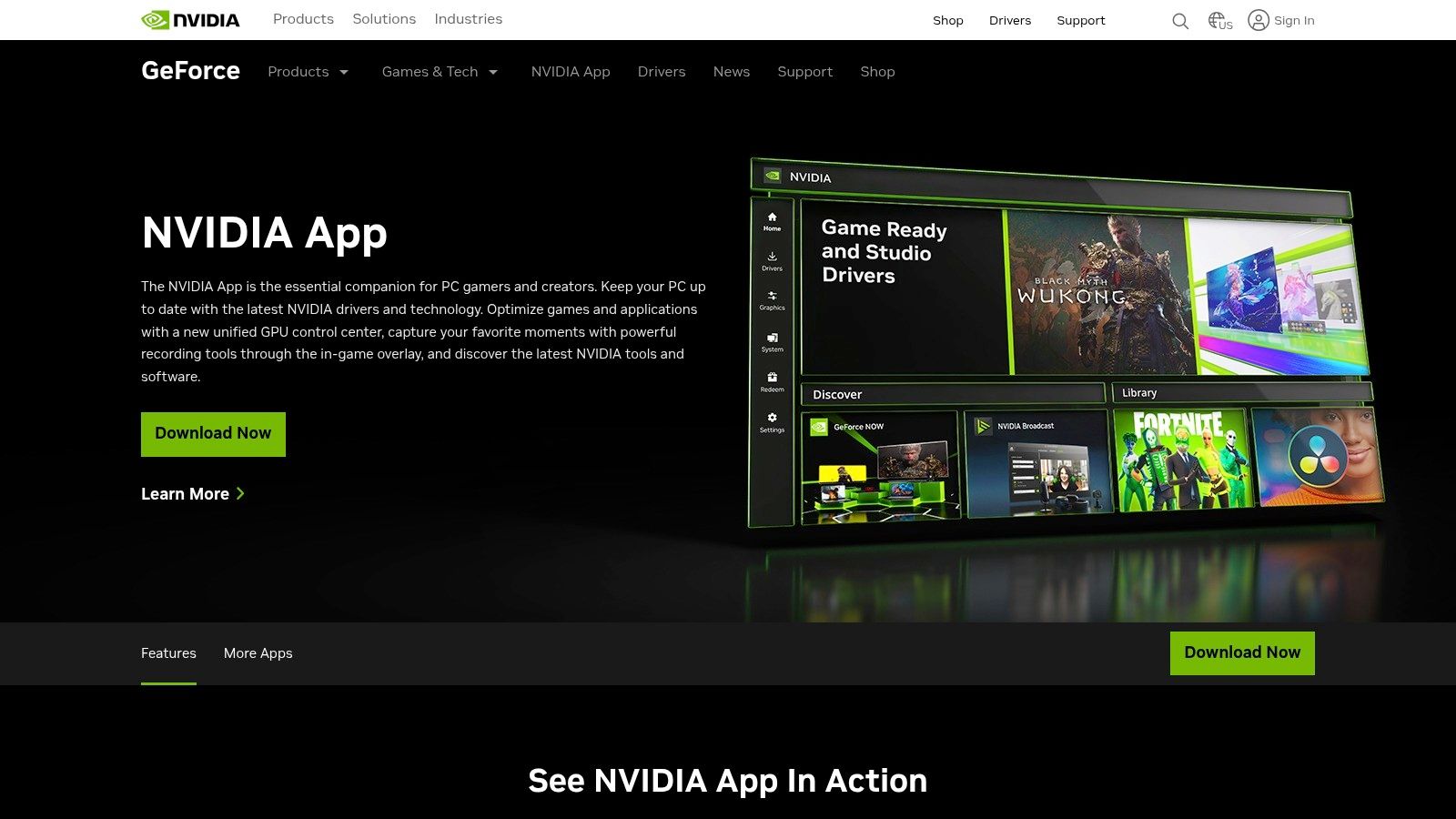 NVIDIA App (ShadowPlay capture)