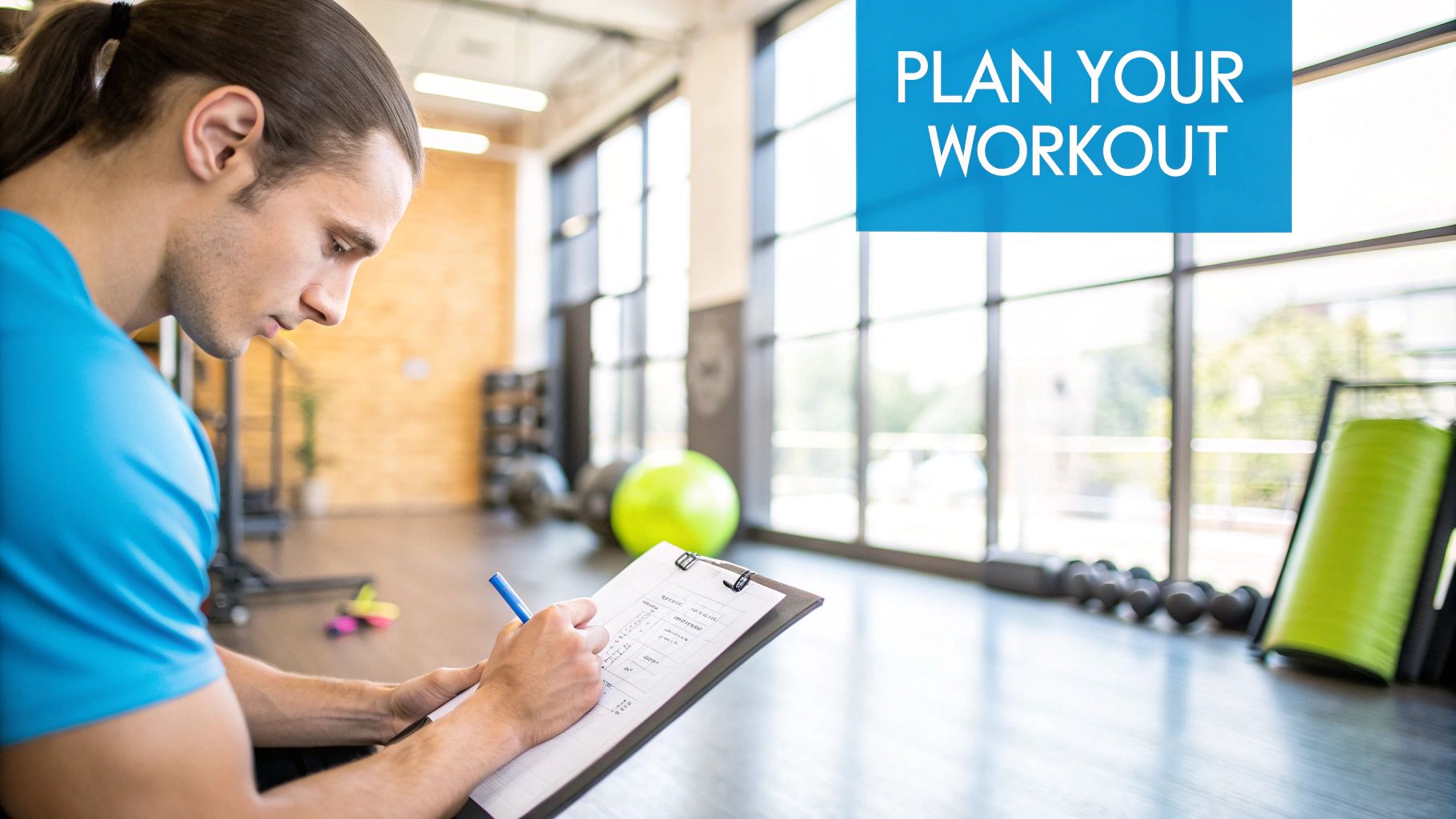 Afbeelding van een persoon die plankte met functionele fitnessapparatuur