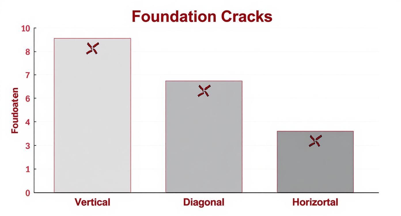 Infographic about foundation crack repair cost