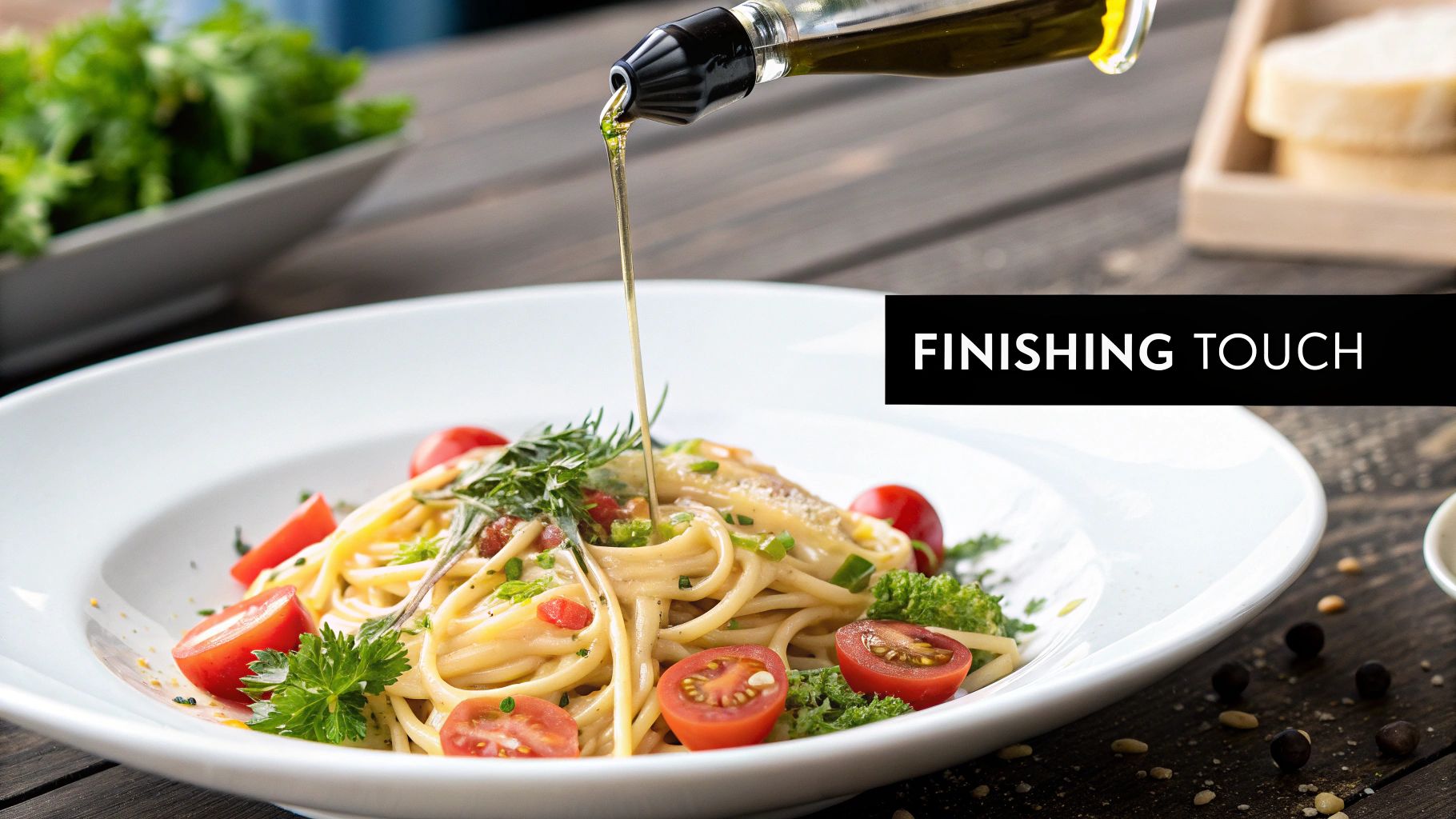 The Art of Finishing Dishes with Extra Virgin Olive Oil