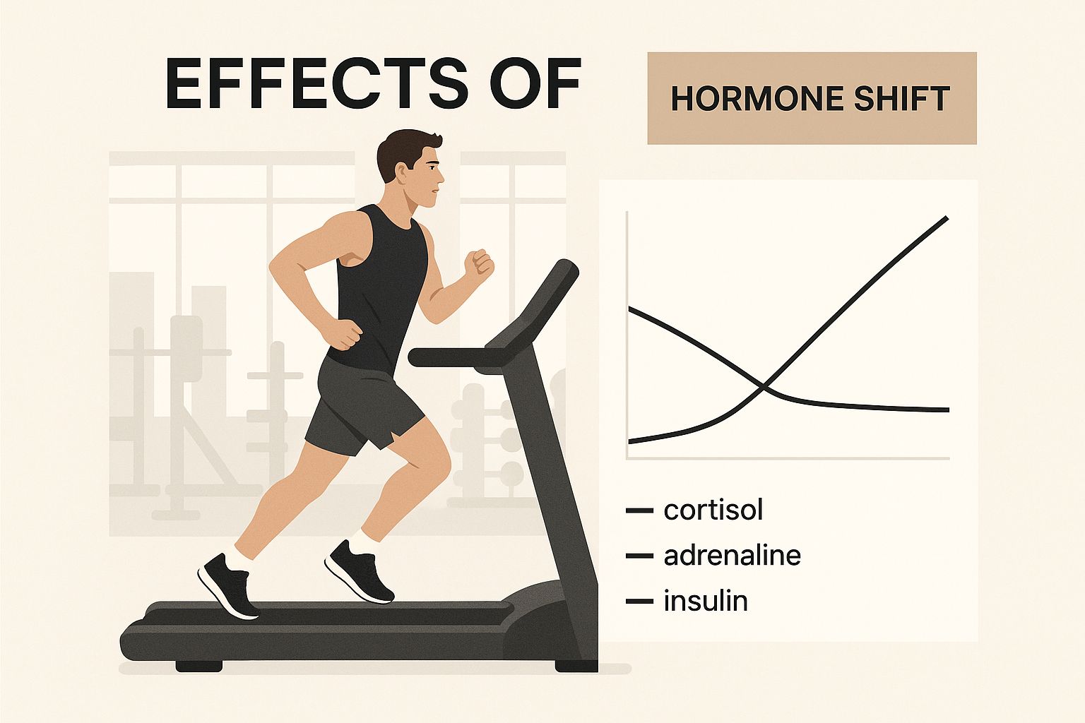 Infographic about does exercise cause hair loss