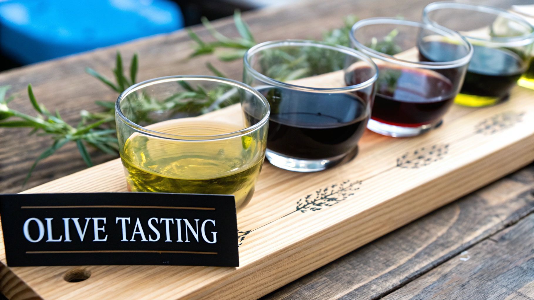 Olive oil tasting