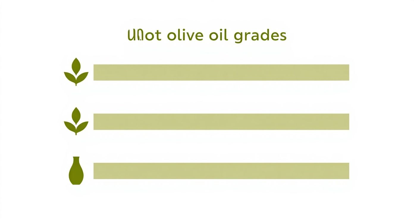 Infographic about burning temperature of olive oil