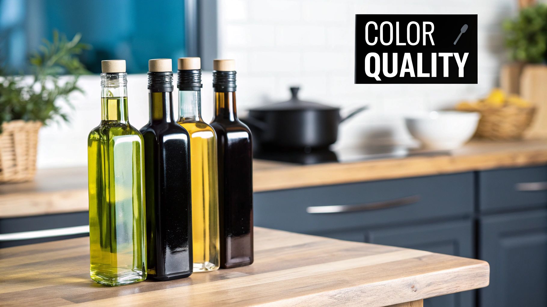 Darker Green Olive Oil is Always Higher Quality