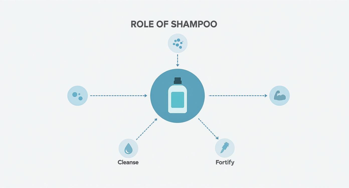 Infographic about best shampoo for thinning hair