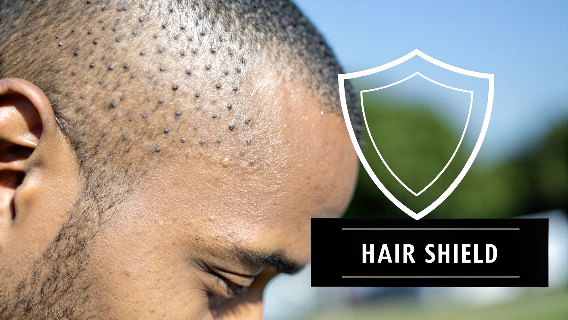 A microscopic view of healthy hair follicles, showing them rooted deeply in the scalp.