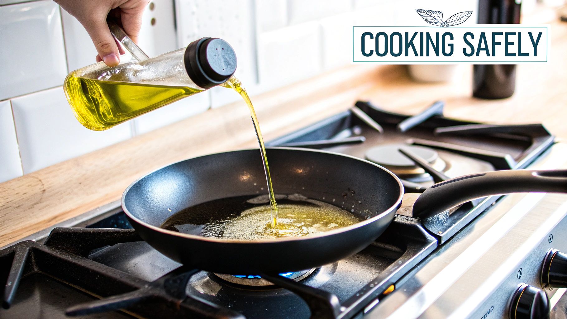 Olive Oil in a pan