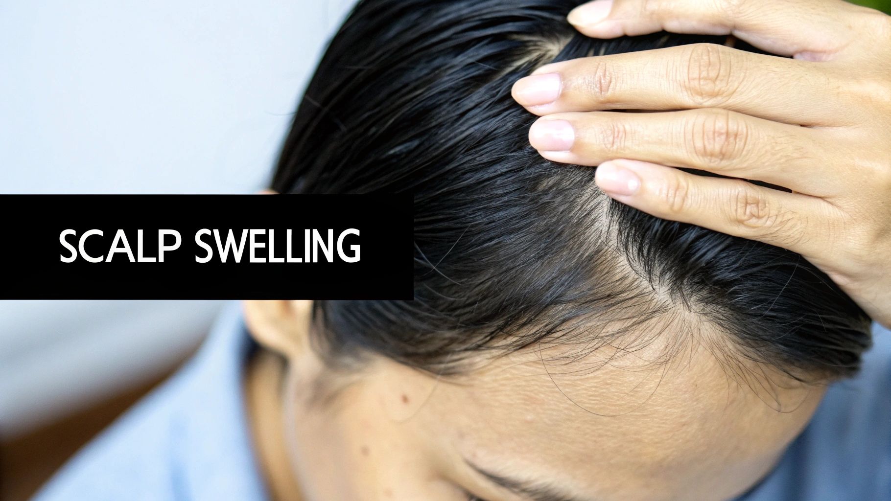 Scalp Swelling and Inflammation