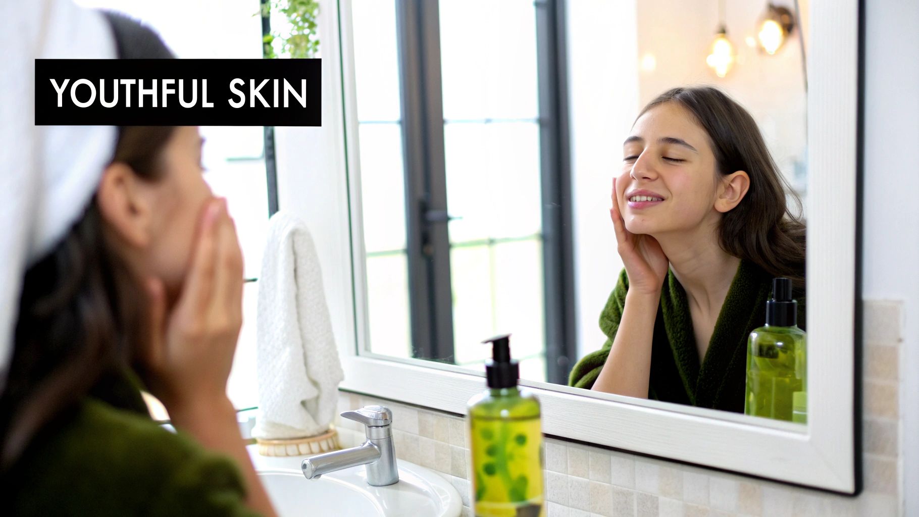 Infographic showing key data about Anti-Aging and Wrinkle Reduction