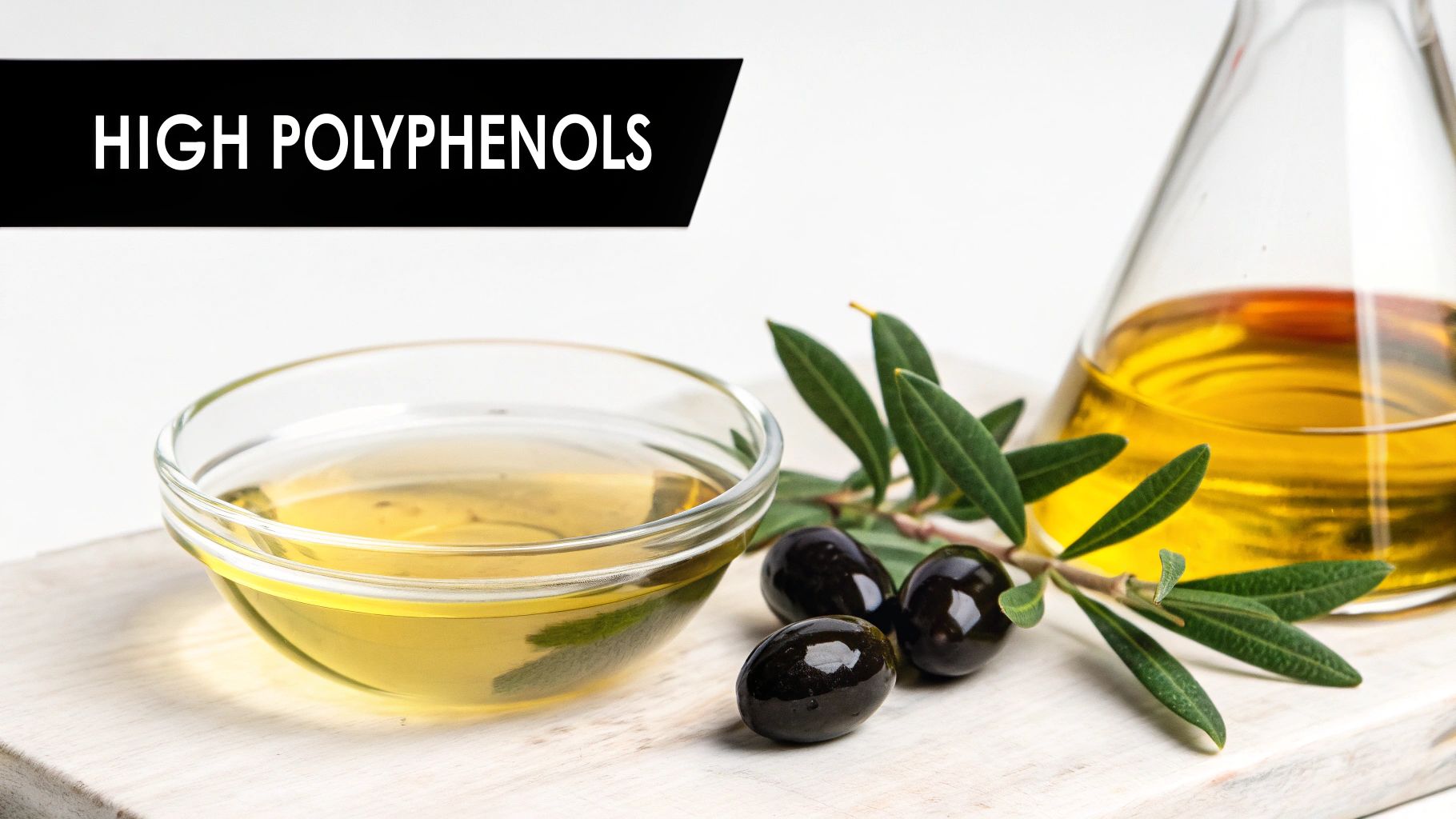 Person pouring olive oil into a bowl