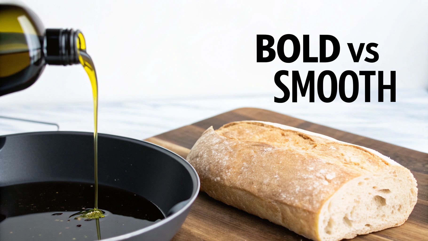 A person drizzling olive oil over a fresh salad.