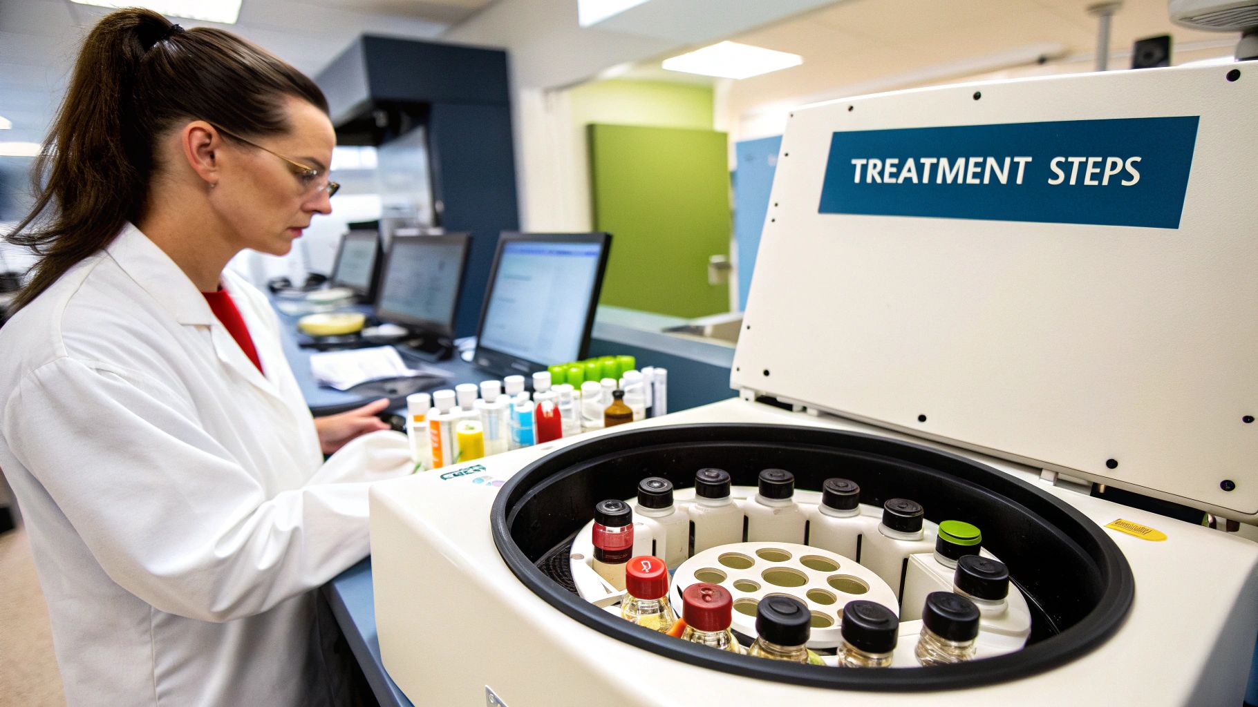 People receiving PRP injections for hair restoration.