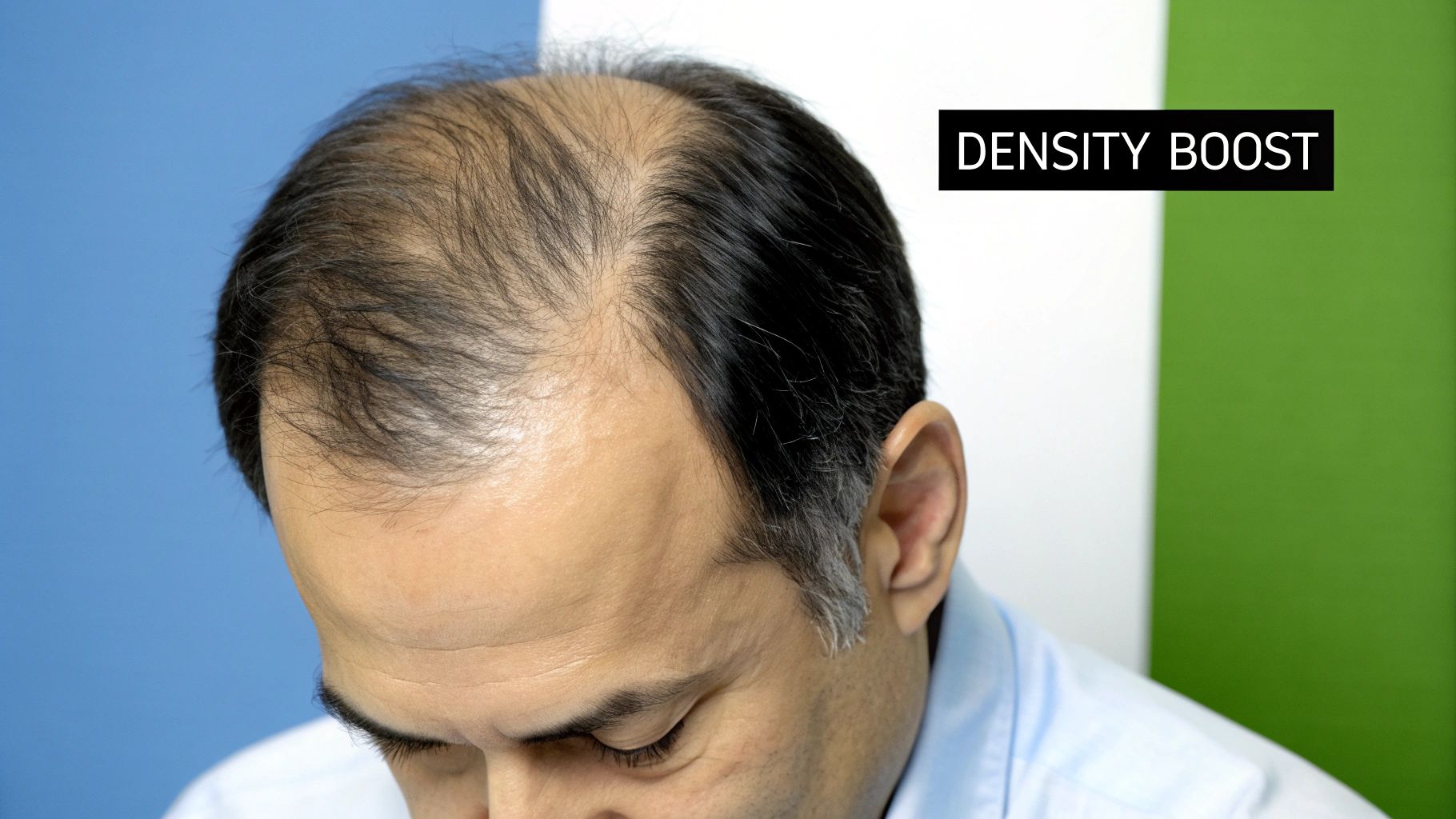 Middle-Aged Male Pattern Baldness PRP Study
