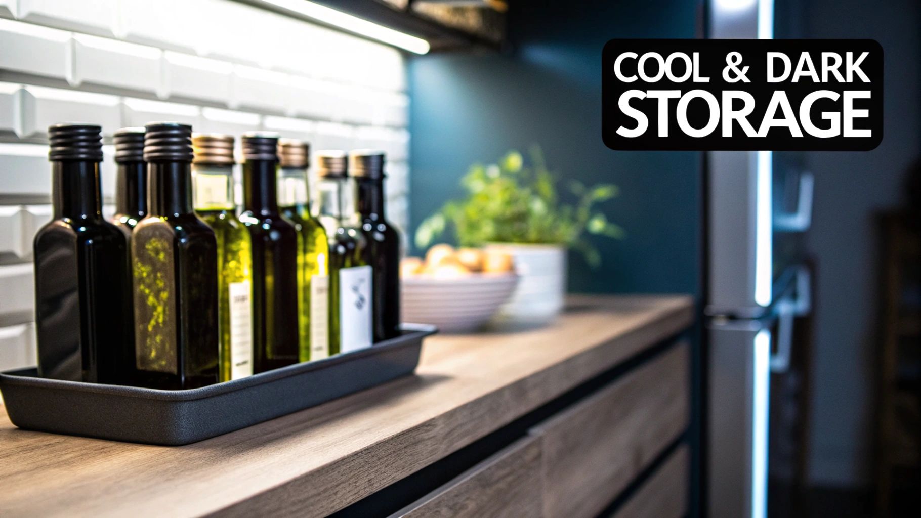 Olive oil being poured