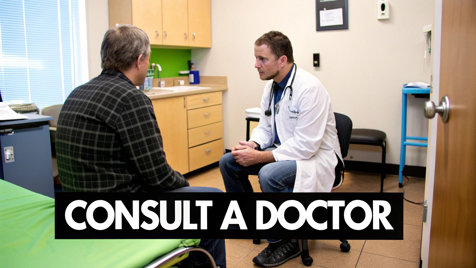 Group of diverse men talking and laughing together.