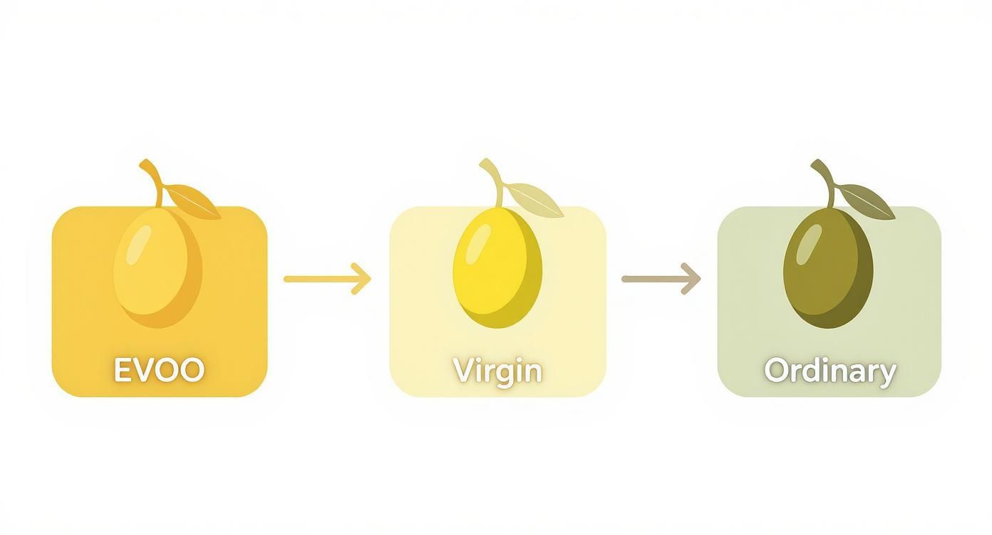 Infographic about imported italian olive oil