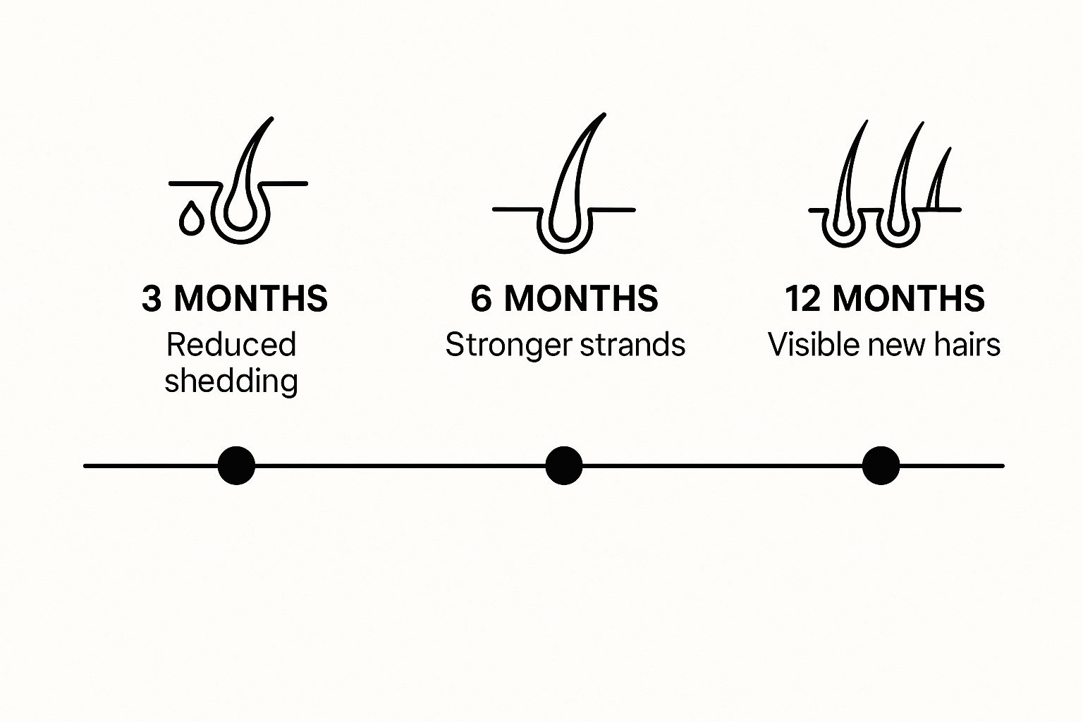 Infographic about best hair vitamins men
