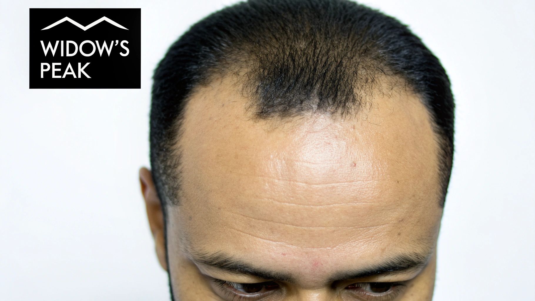 Widow's Peak Hairline