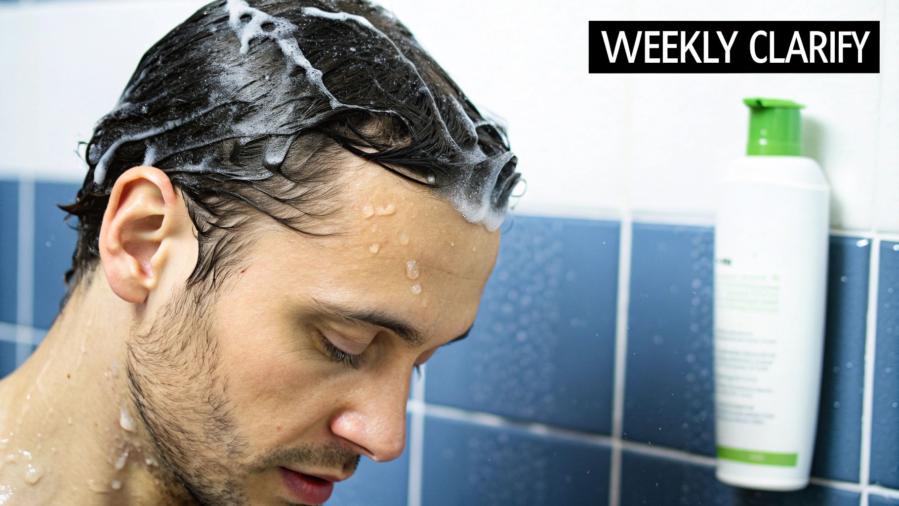 Use a clarifying shampoo weekly