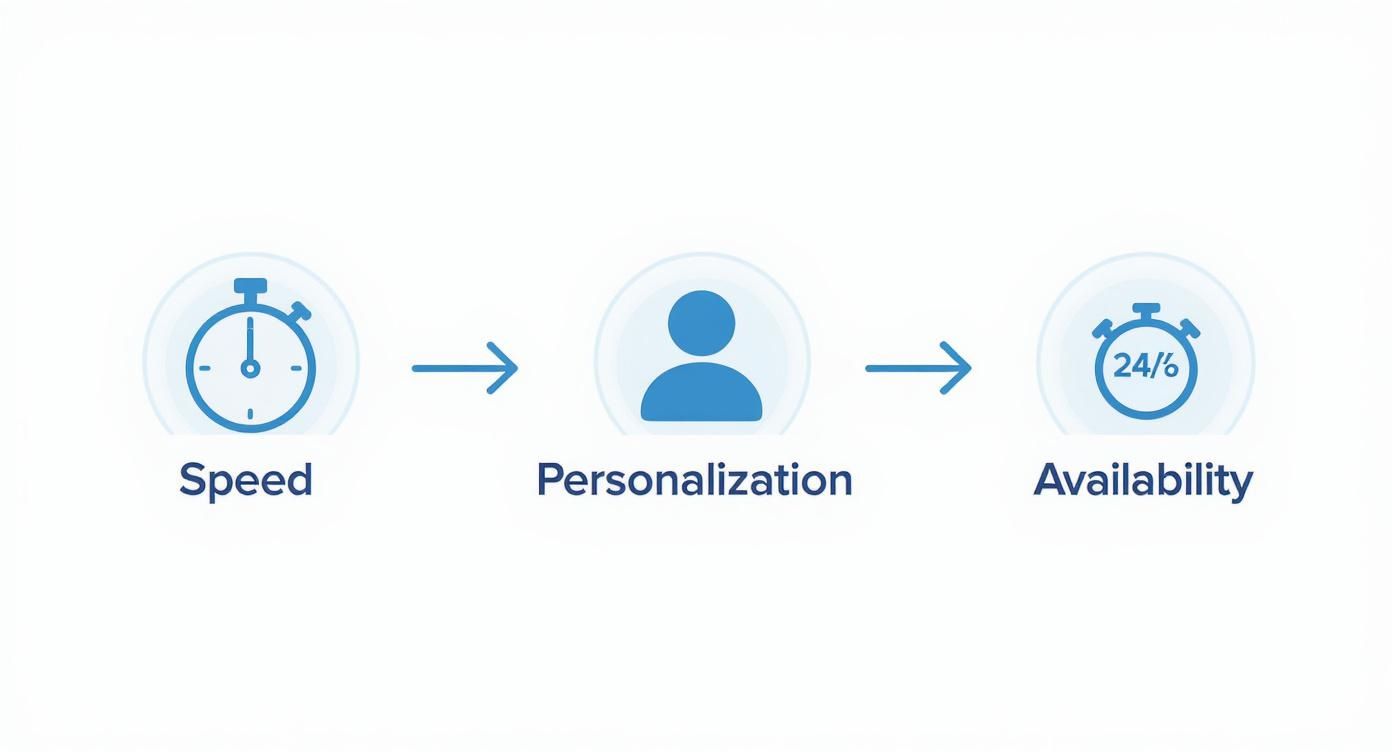 Infographic about how to improve customer satisfaction scores