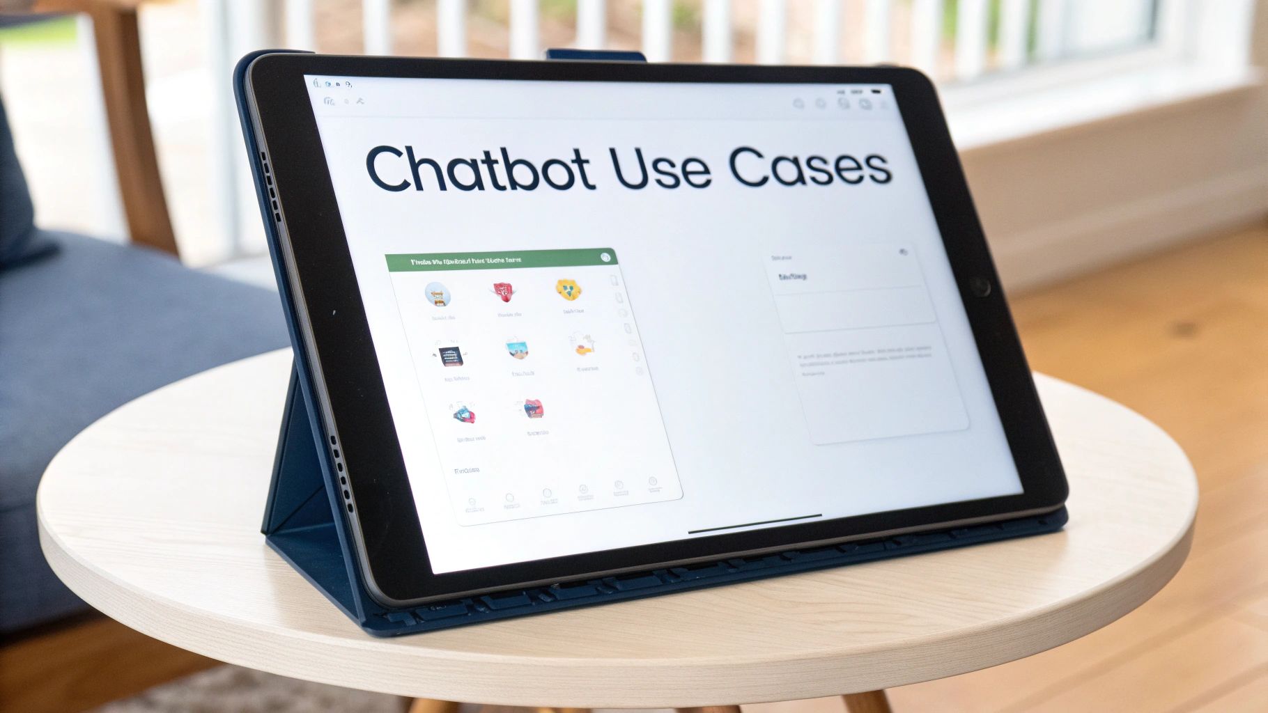 A person interacting with a chatbot on their laptop, showing a successful lead generation flow.