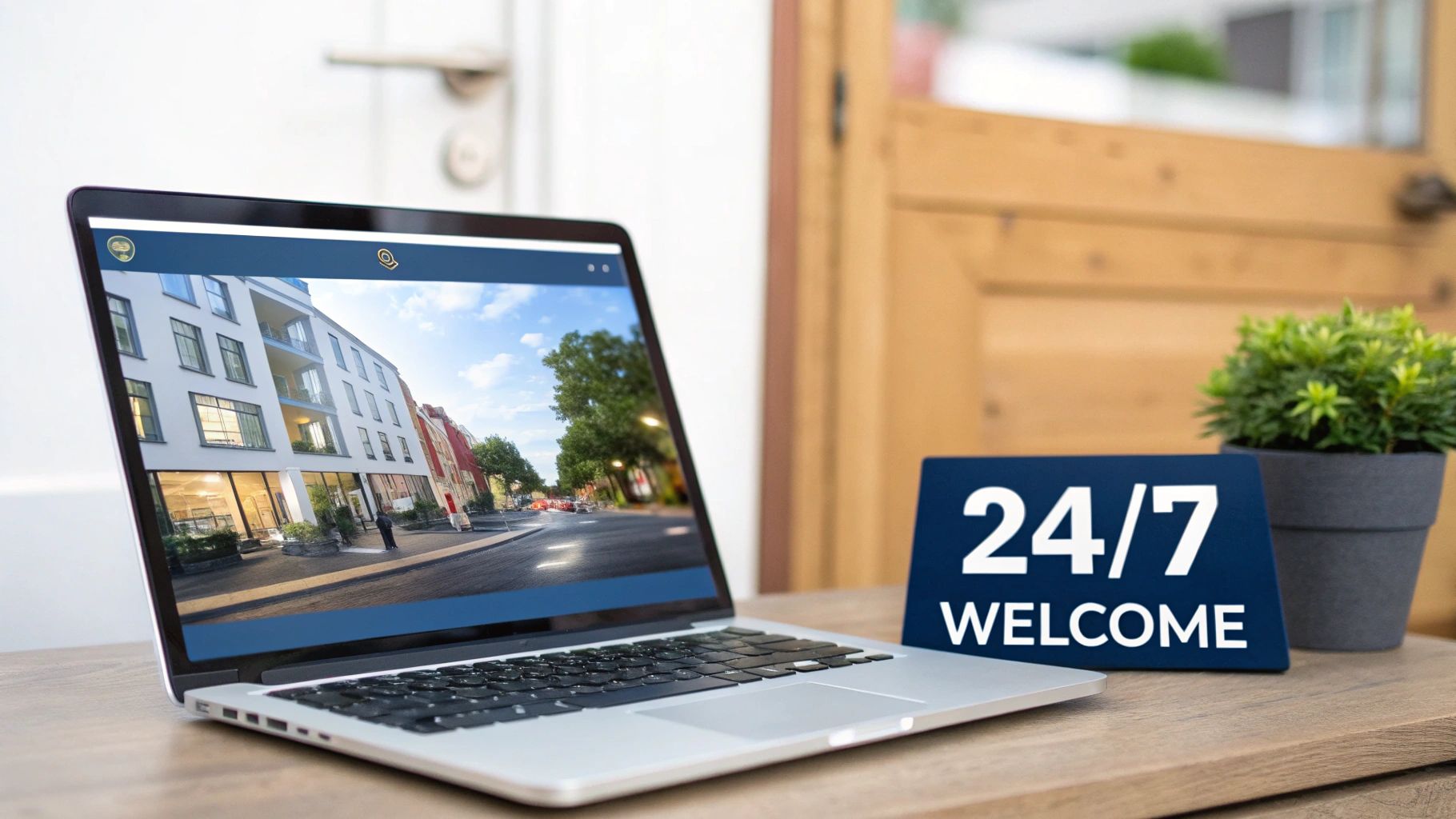A modern sales funnel with a chatbot at the top, capturing and guiding leads through the process.