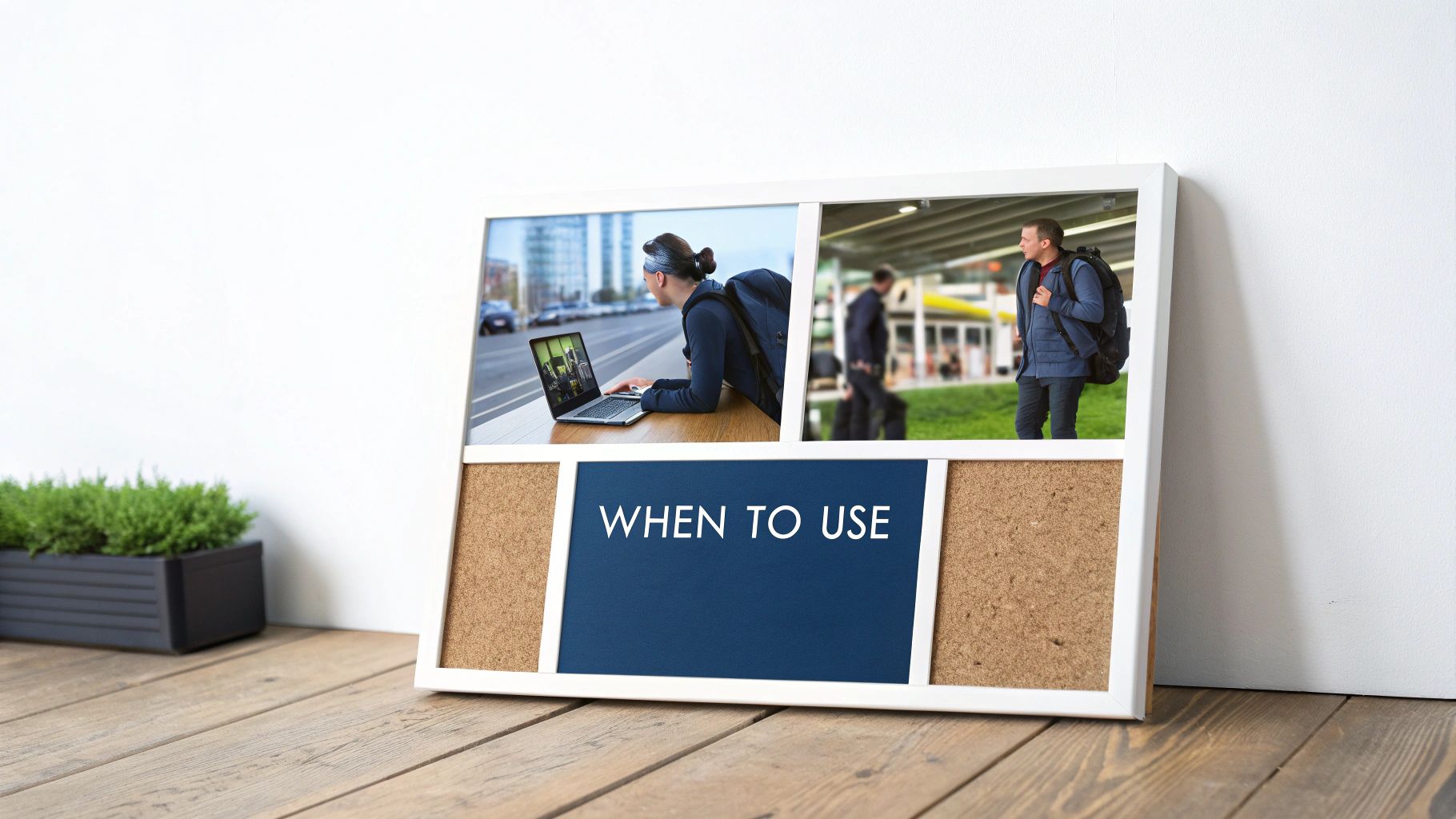 Four business scenarios showing customer support vs customer service in action