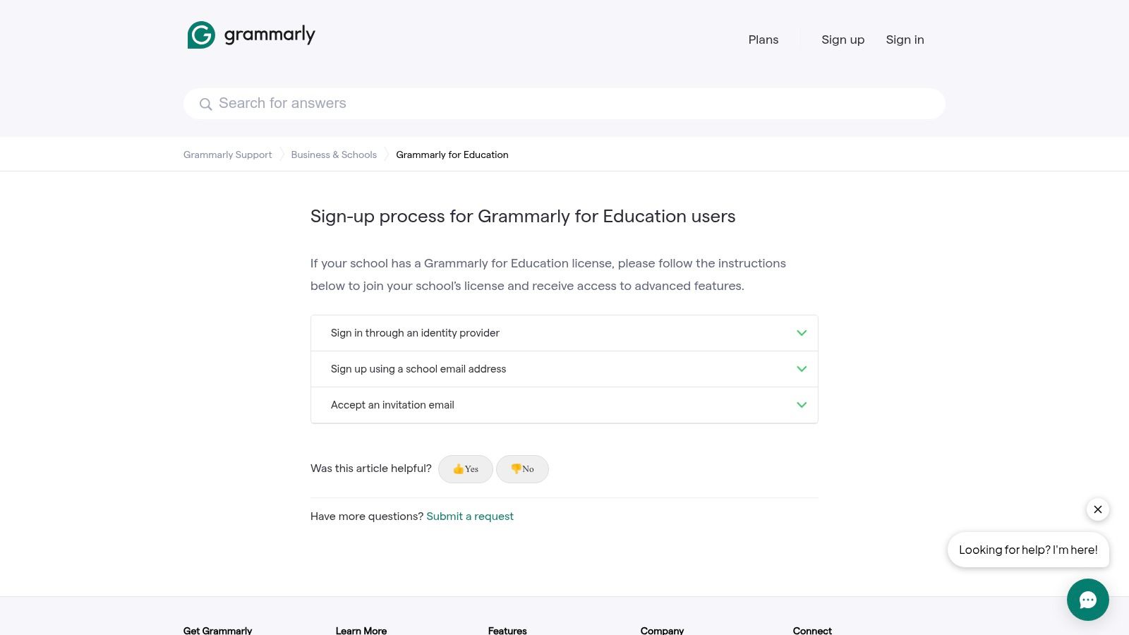 Grammarly for Education