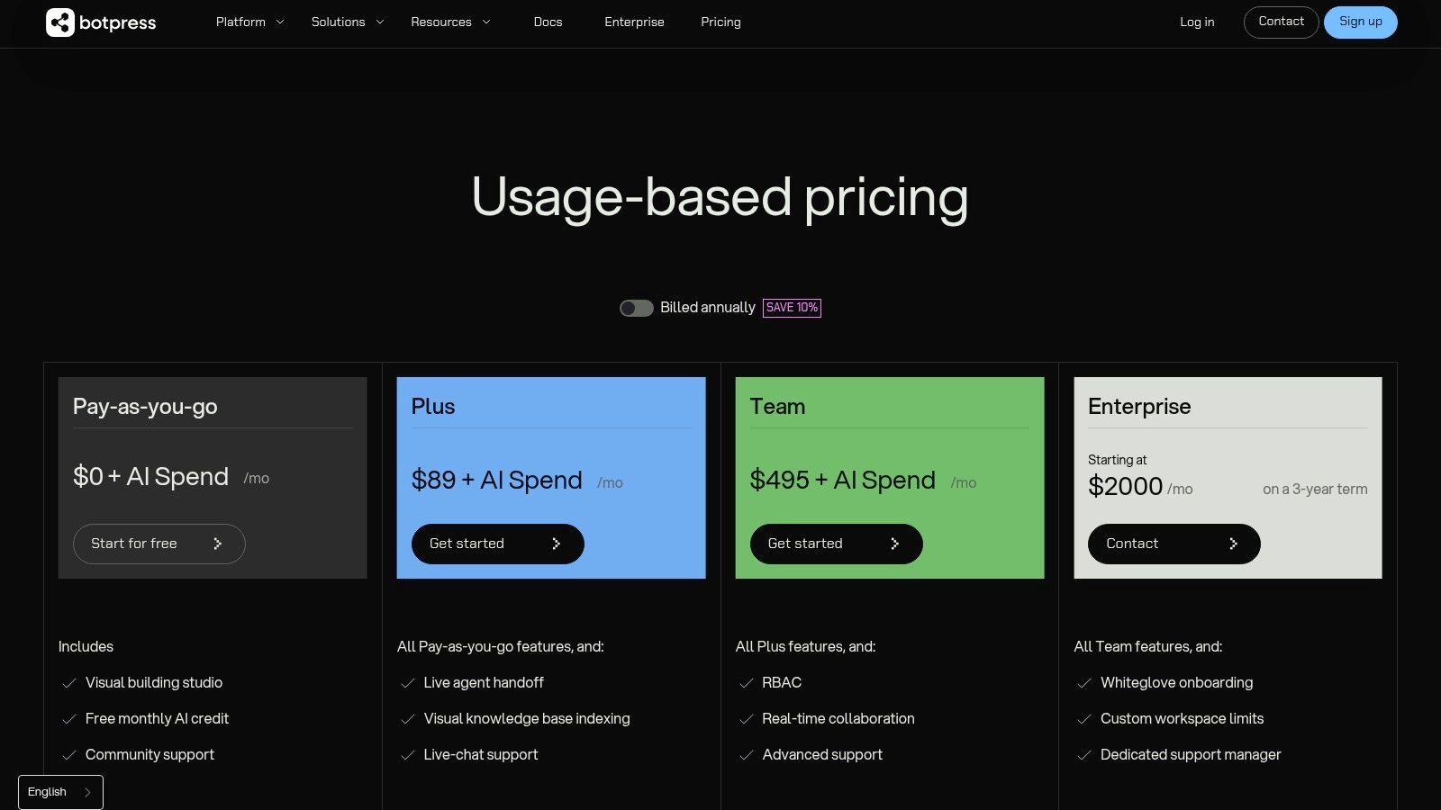 Botpress (hosted studio for AI agents)